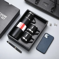 500ml bullet double layer stainless steel vacuum thermos coffee tumbler travel mug business trip water bottle tea infuser bottle
