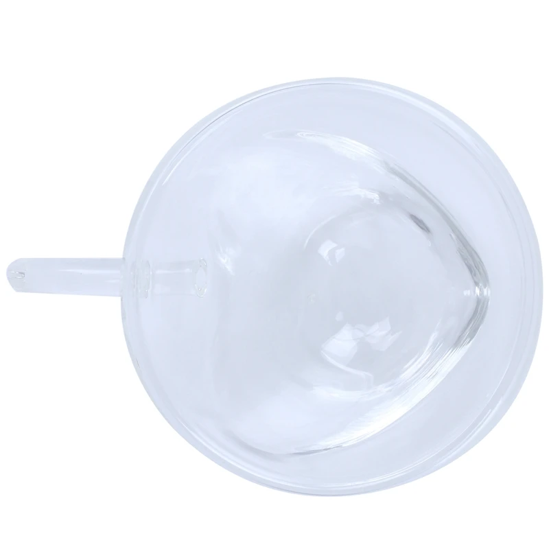 В форме сердца термостойкий двухслойный прозрачный стакан для чая кружки чашки