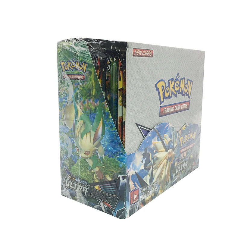 Pokemon 324PCS GX EX MEGA Cover Card 3D версия SUN & MOON ULTRA PRISM коллекционный Подарок детская