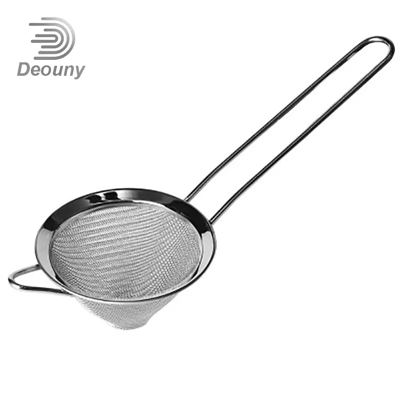 DEOUNY Bartender's Special Cocktail Ice Strainer Leak Bar Supplies 304 Stainless Steel Barman Accessories | Дом и сад