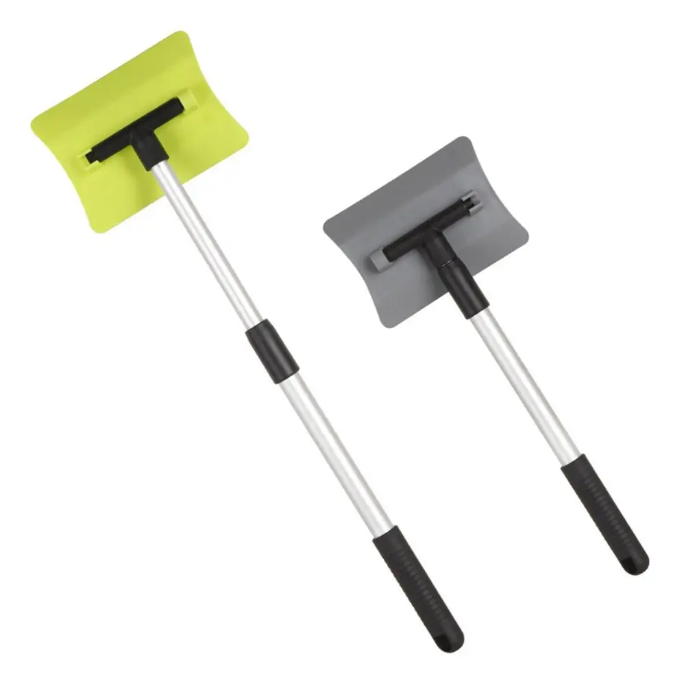 

Car Windshield Ice Scraper Glass Snow Brush Auto Telescopic Stainless Steel Snow Remover Cleaner Tool Broom Wash Accessories