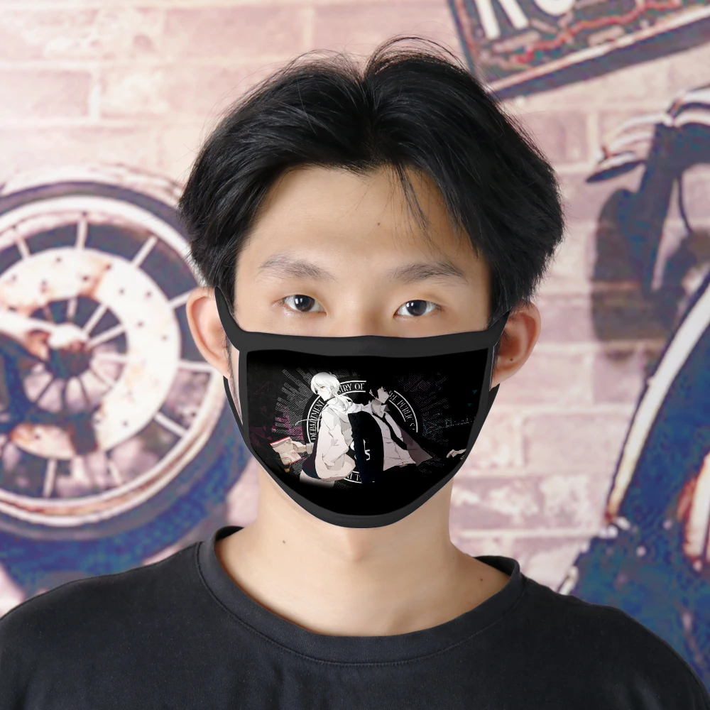 Hot Psycho-Pass Mask Men/women Fashion Hip Hop High Quality Harajuku Cosplay Streetwear Face | Аксессуары для одежды