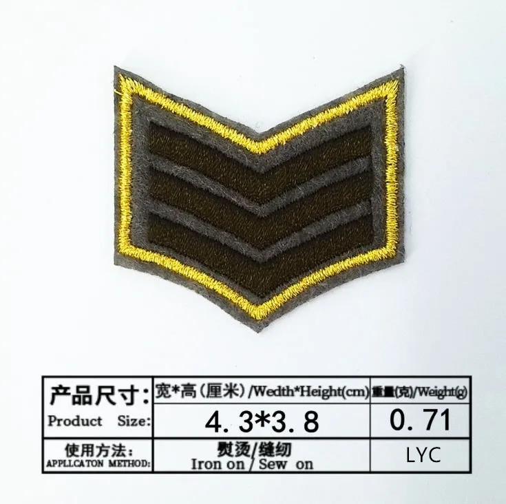 Новое поступление 10 шт. значков вышитые нашивки популярная аппликация для