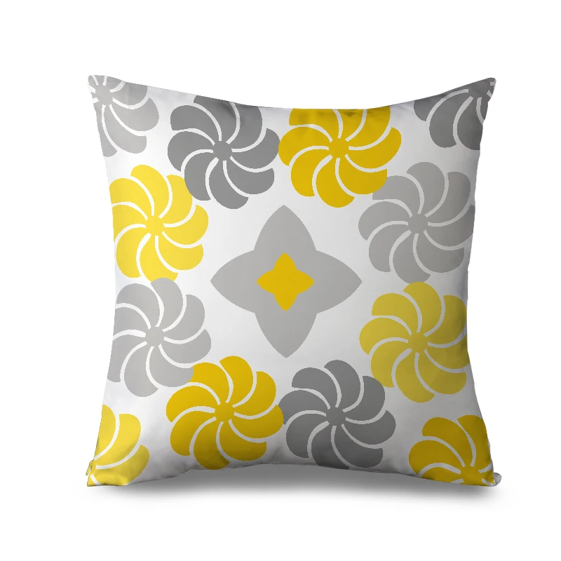 

45x45CM Geometric Throw Pillow Case black white grey Cushion Cover Home Sofa Pillows cover Cotton Polyester Cushion Pillows