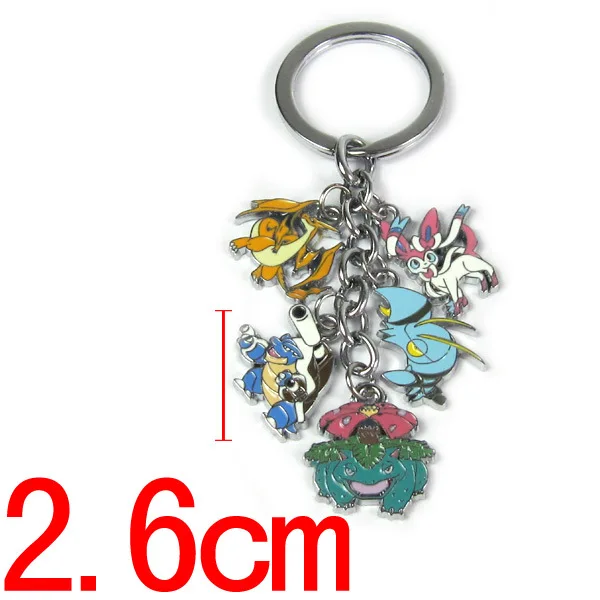 Брелок с покемоном Entei Eevee Swablu Piplup Poke Ball Pikachu Ash Ketchum Rowlet милый забавный мультфильм металлический брелок Аниме подвеска
