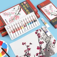 sakura 121824 colors chinese painting pigments set painting drawing tools for artist students art school supplies stationery