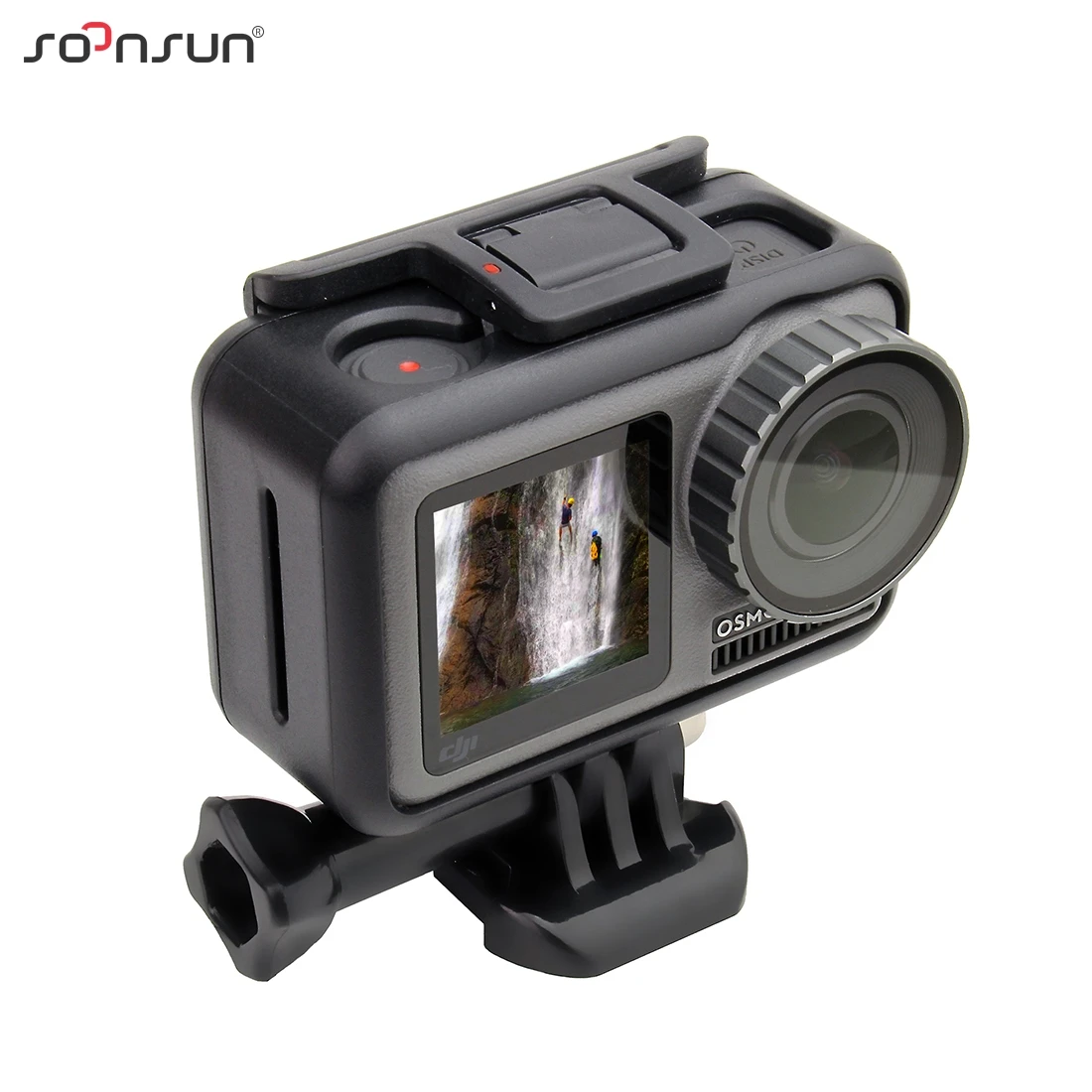 SOONSUN защитная рамка Корпус чехол + Защитная пленка для экрана крышка объектива