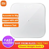 original xiaomi mi smart weight scale 2 health weight scale 2 bluetooth 5 digital scale support android 4 3 ios 9 mifit app