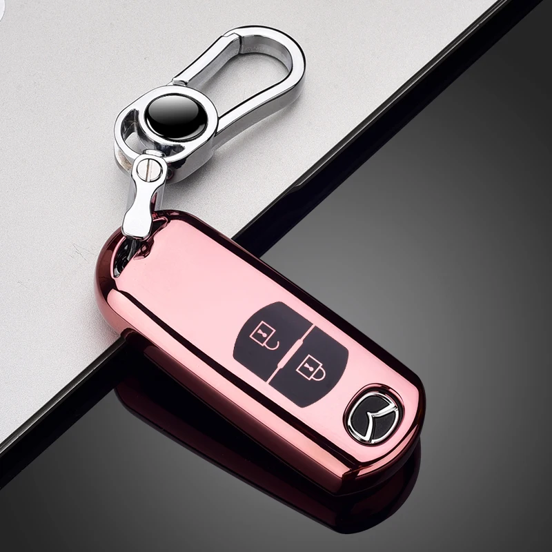 

Suitable for Mazda Angkesaila key cover CX4 Atez CX5 horse 3 creative car bag high-end shell
