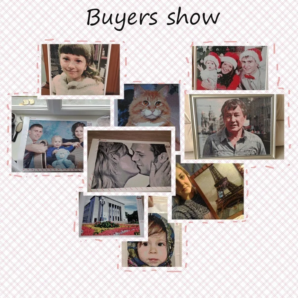 Алмазная картина по фото полная дрель квадратная круглая вышивка 5D DIY мозаика