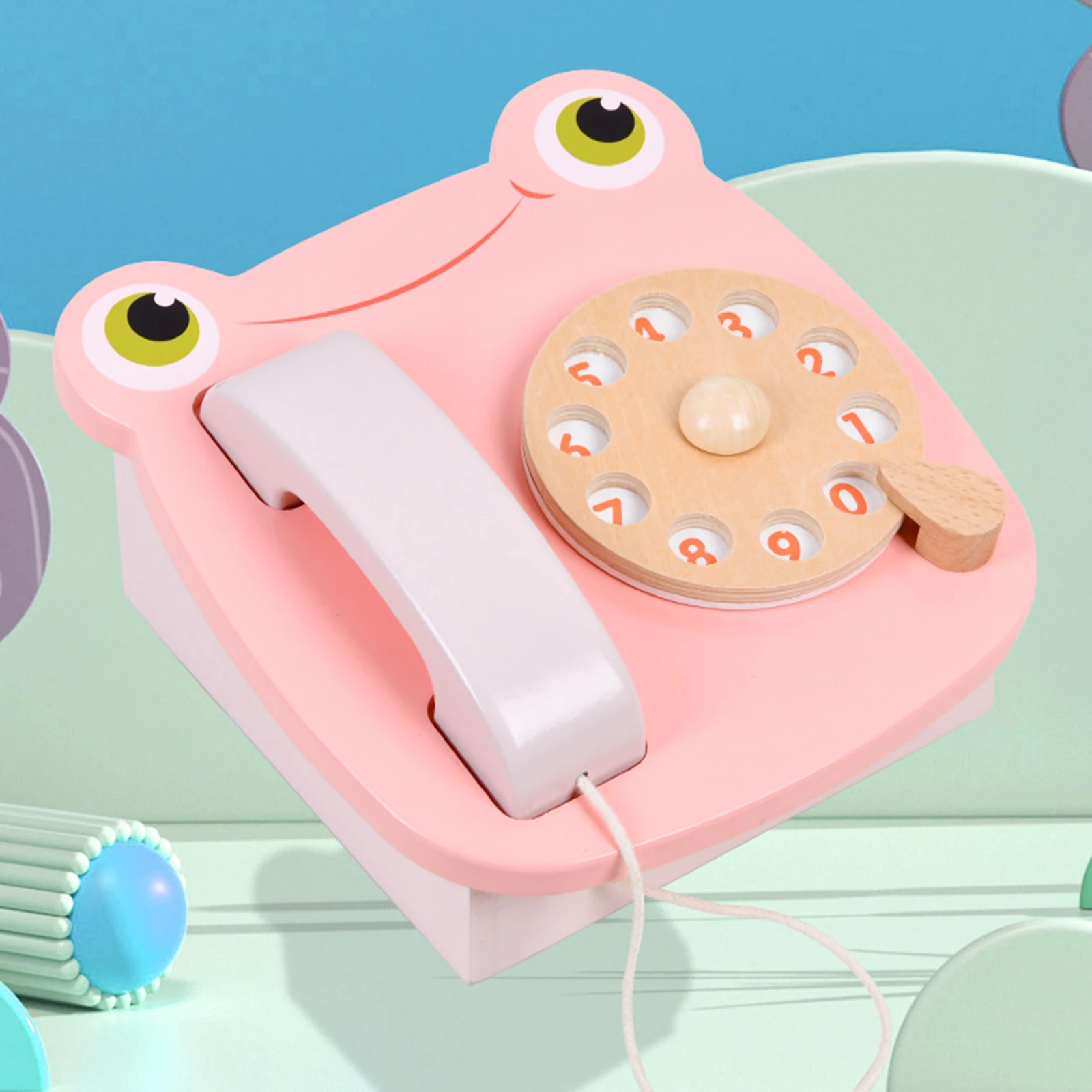 

Винтажная игрушка-телефон в виде лягушки