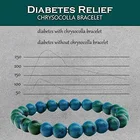 2021 Malachite браслет из хризоколла зеленый природный камень, браслет из бисера, круглые бусины, диабет, рельефный браслет ювелирные изделия, подарок