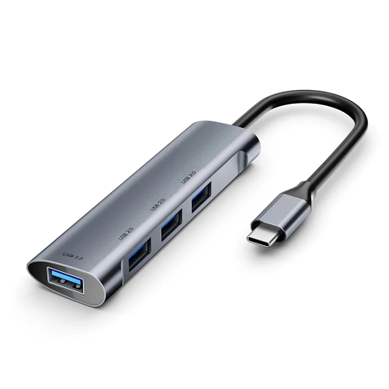 

4 Port Type-c to USB3.0 USB2.0 Hub 4 in 1 USB-C Splitter Extender 5Gbps Converter for Mobile Phone U Disk Hard Drive