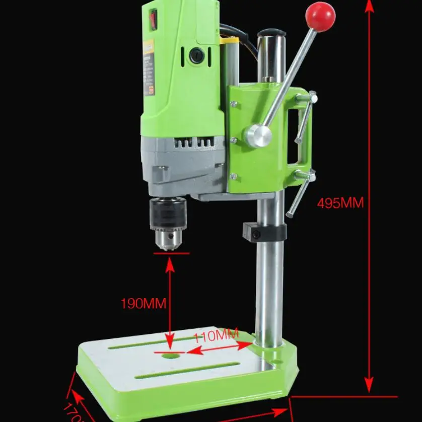 Bench Drill Stand 710W Mini Electric Bench Drilling Machine Drill Chuck 1-13mm jewelry drilling tools