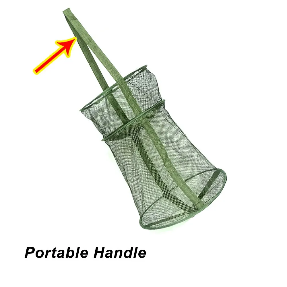 Складная рыболовная клетка Ловушка быстросохнущая корзина рыболовные снасти