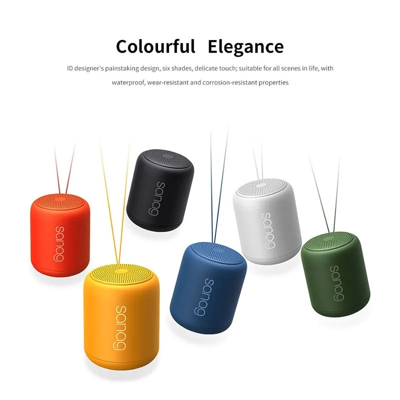 bluetooth speaker clear stereo small wireless outdoor portable waterproof subwoofer sound box with well balanced sound bassup free global shipping