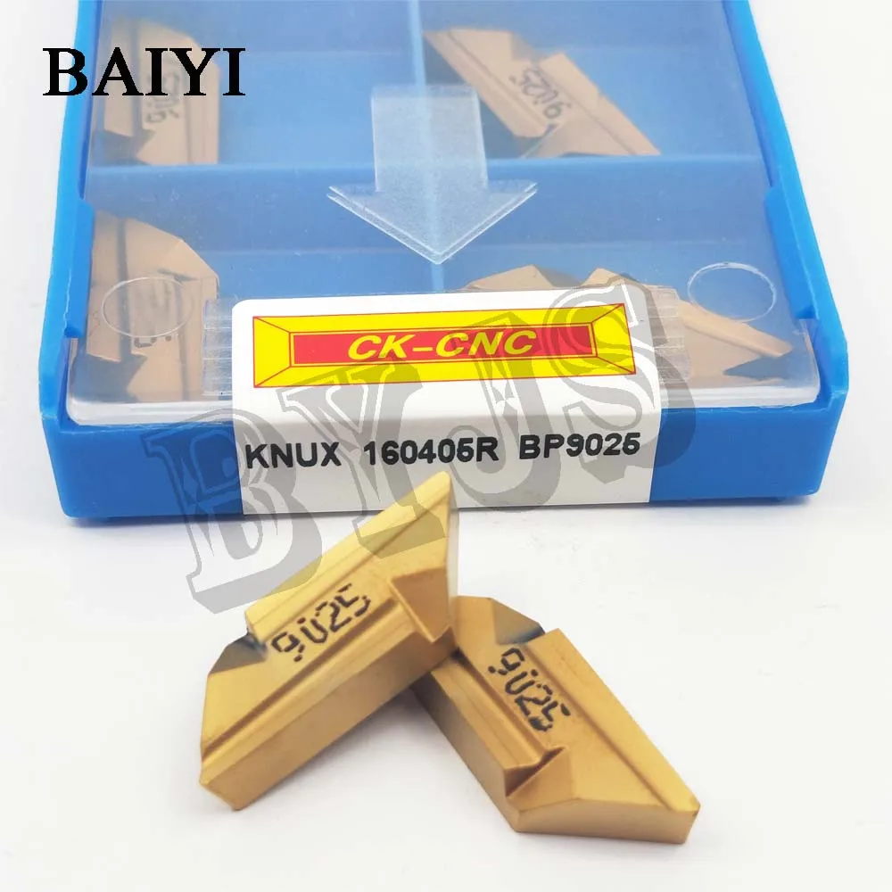 10 шт. режущий токарный инструмент KNUX 160405R BP9025 s KNUX160405R вставки из карбида вольфрама