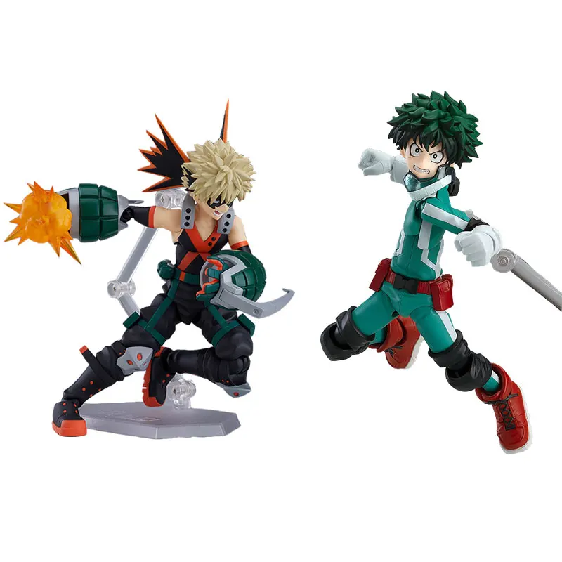 

Figma 443 323 моя геройская Академия Bakugou Katsuki Midoriya Izuku ПВХ экшн-фигурка модель аниме фигурка Коллекционная игрушка кукла