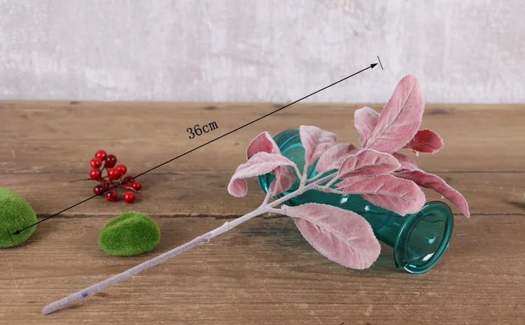 Высококачественный искусственный цветочный Рисунок с газонная трава листья