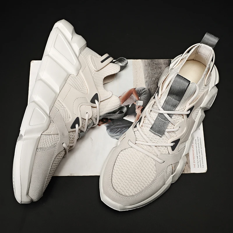 

2021 Trendy Men's Sneakers Portable Breathable Men Shoes Big Size Women Sneakers Comfortable Gym Casual Tenis Zapatillas Hombre
