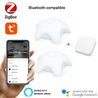 Сигнализация Tuya для дома, автономный датчик утечки воды с Wi-Fi, детектор, система оповещения о переполнении