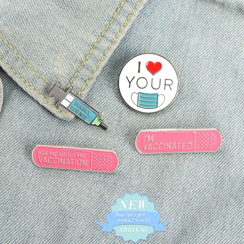 Значок для лапли с логотипом первой помощи новые шприцы значки медицинские броши