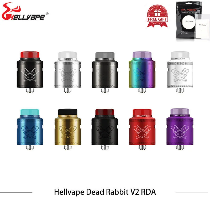 Обновленная версия оригинальный резервуар для электронной сигареты Hellvape Dead Rabbit