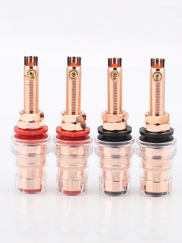 4 шт. Высококачественная эвтектическая Клемма усилитель динамика с красным