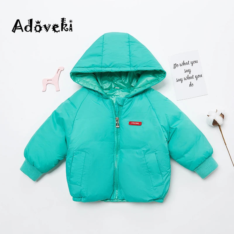 Adoveki/Новинка 2019 года зимняя хлопковая куртка для девочек и мальчиков зимние
