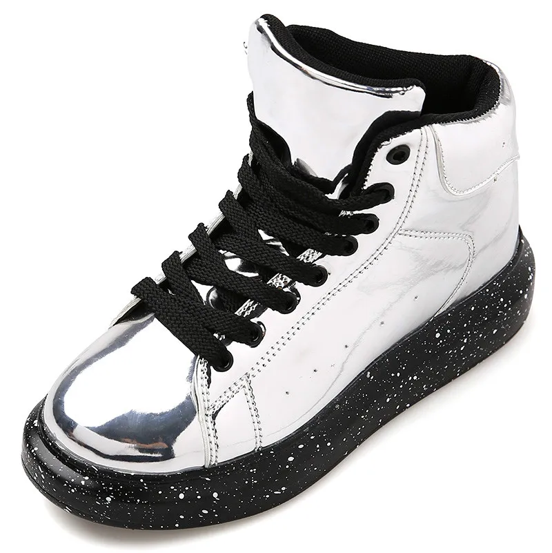 Dropshipping Snow Boots Women 2019 Winter New Painted Leather Thick Bottom High Upper Board Shoes Fashion Mirror Lovers | Обувь