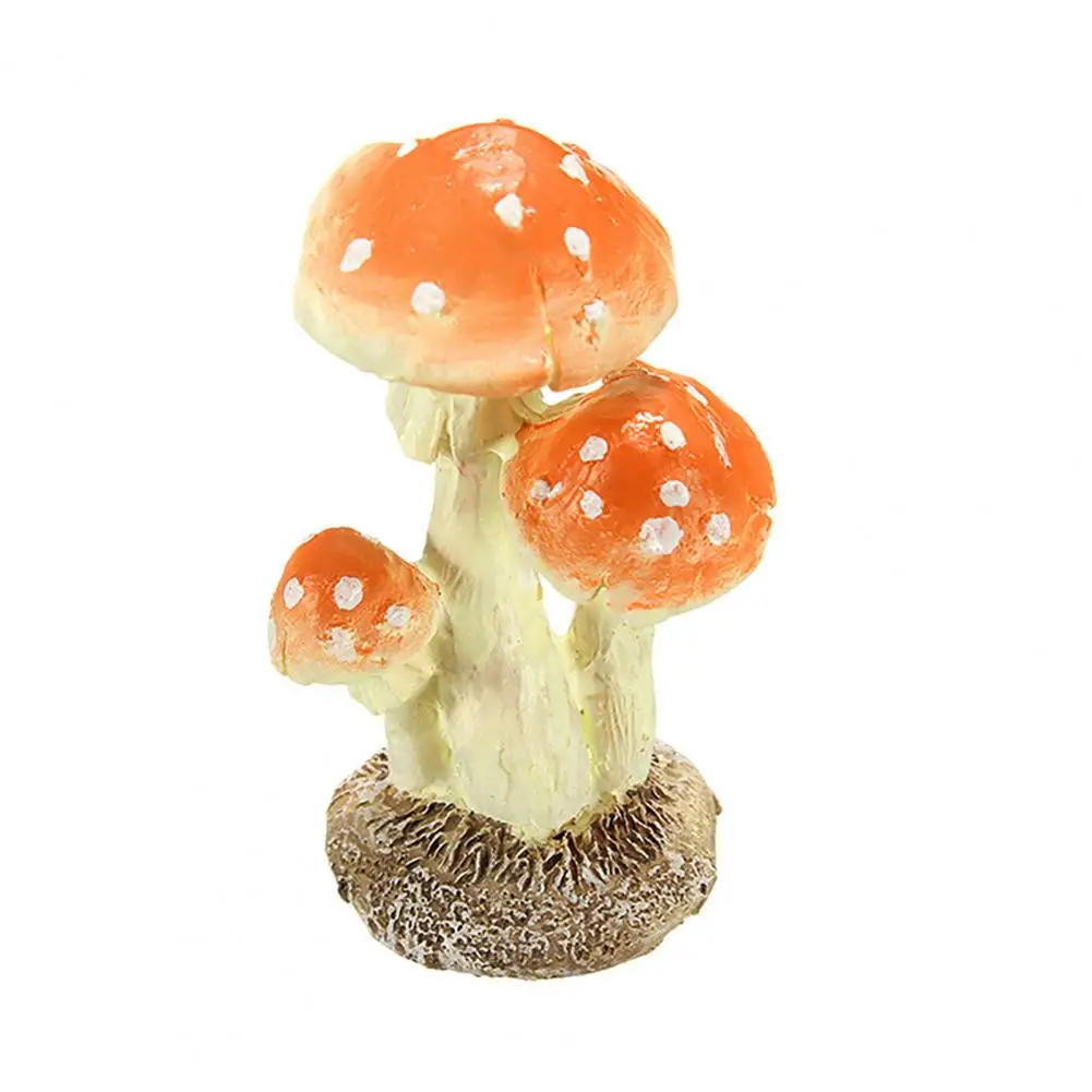 Реалистичный гриб toadstools миниатюрный фототеррариум кукольный домик декор для