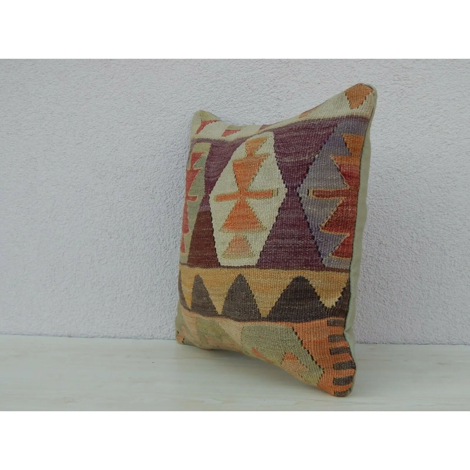 16 ''x 16'' оранжевый и зеленый цвет турецкие ковры подушки бросок | Дом сад