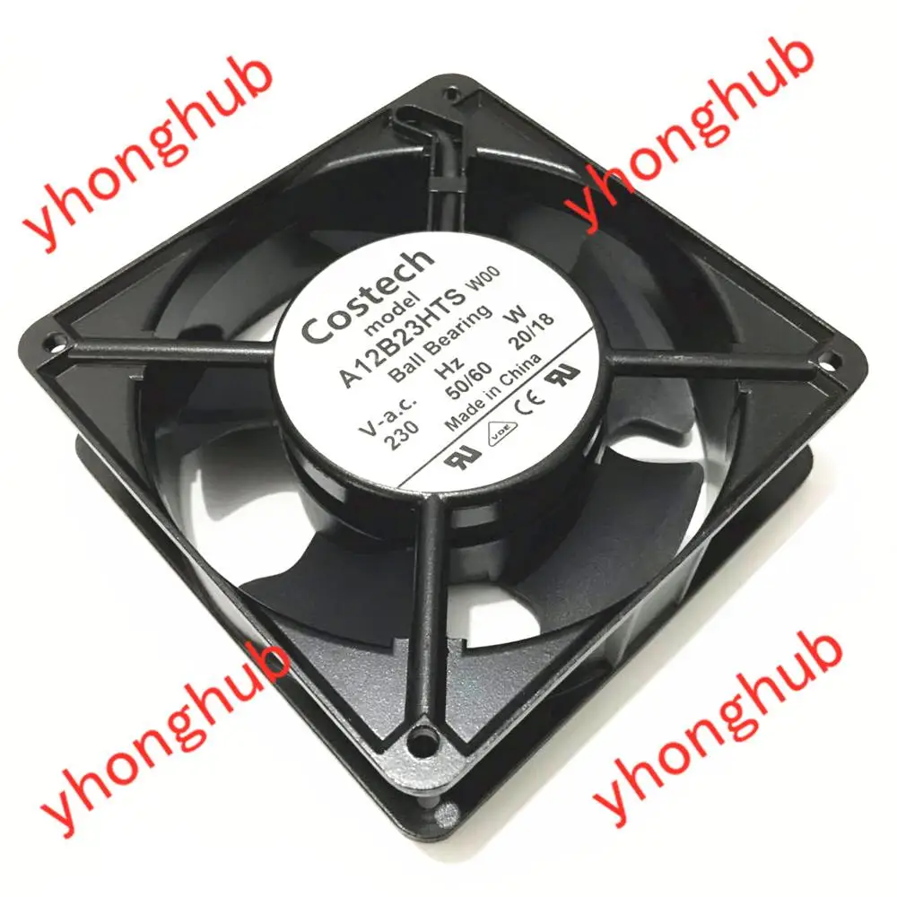 Costec A12B23HTS Сервер площадь Вентилятор AC 230V 120x120x38mm 2 Pin|Кулеры и системы охлаждения