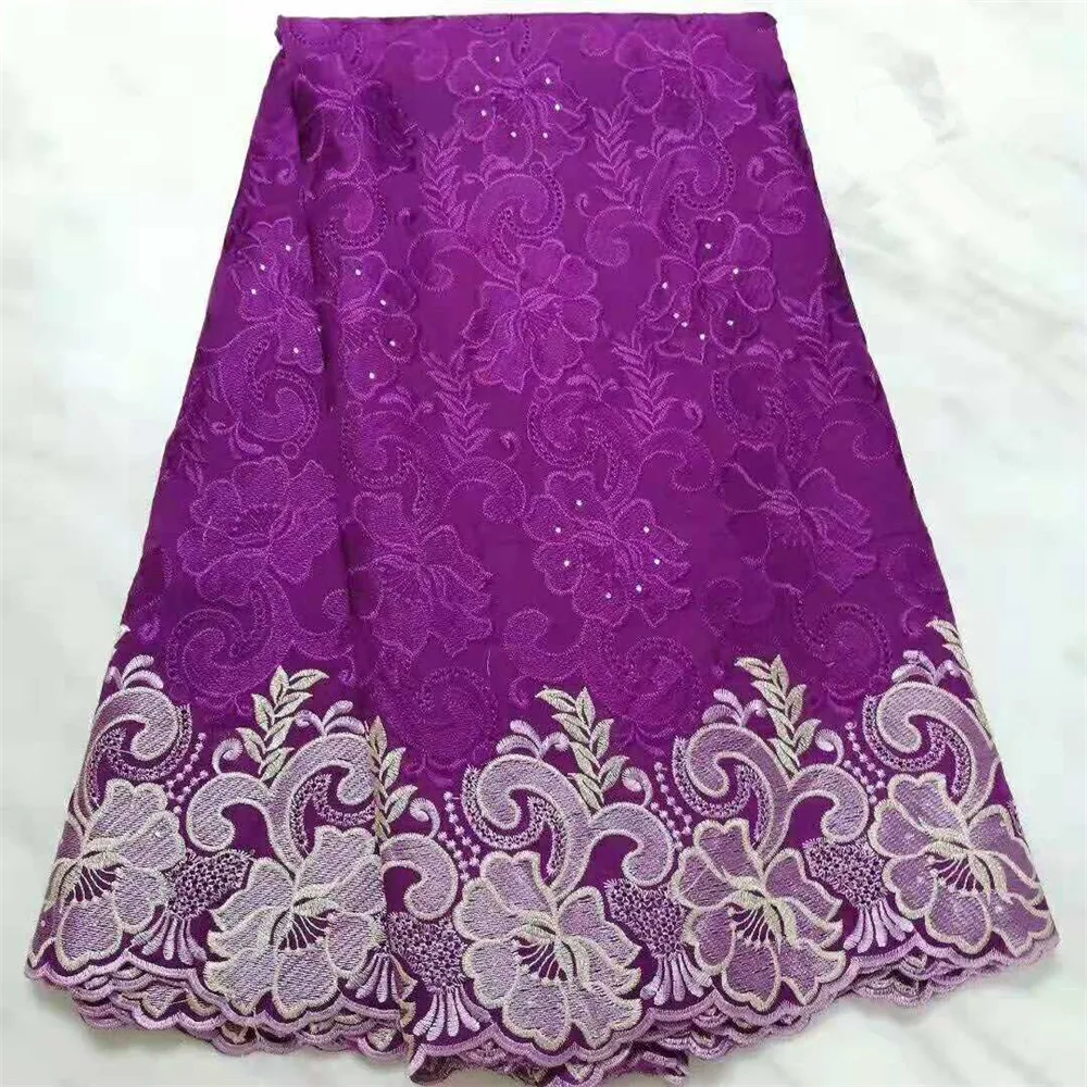Высокое качество африканская нигерийская вуаль тюль бисер Цветочная кружевная