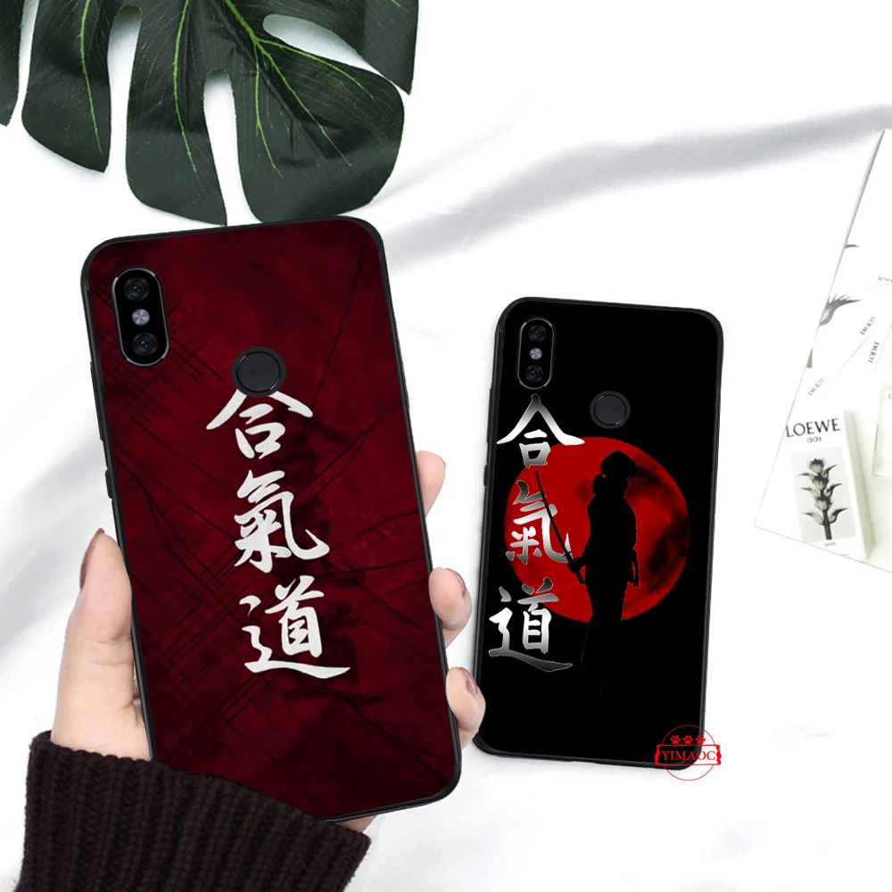 Япония айкидо дзюдо силиконовый чехол для Redmi 4A 4X5 плюс 5A 6 Pro 6A 7 7A K20 S2 Go |