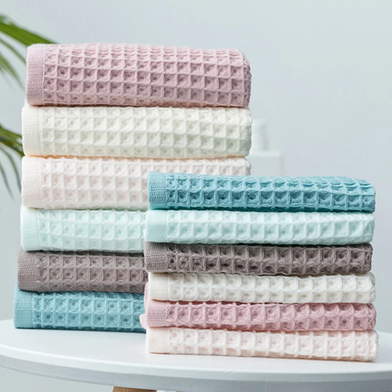 Банное полотенце для взрослых 70x140 см 100% хлопок микрофибра вафельное банное