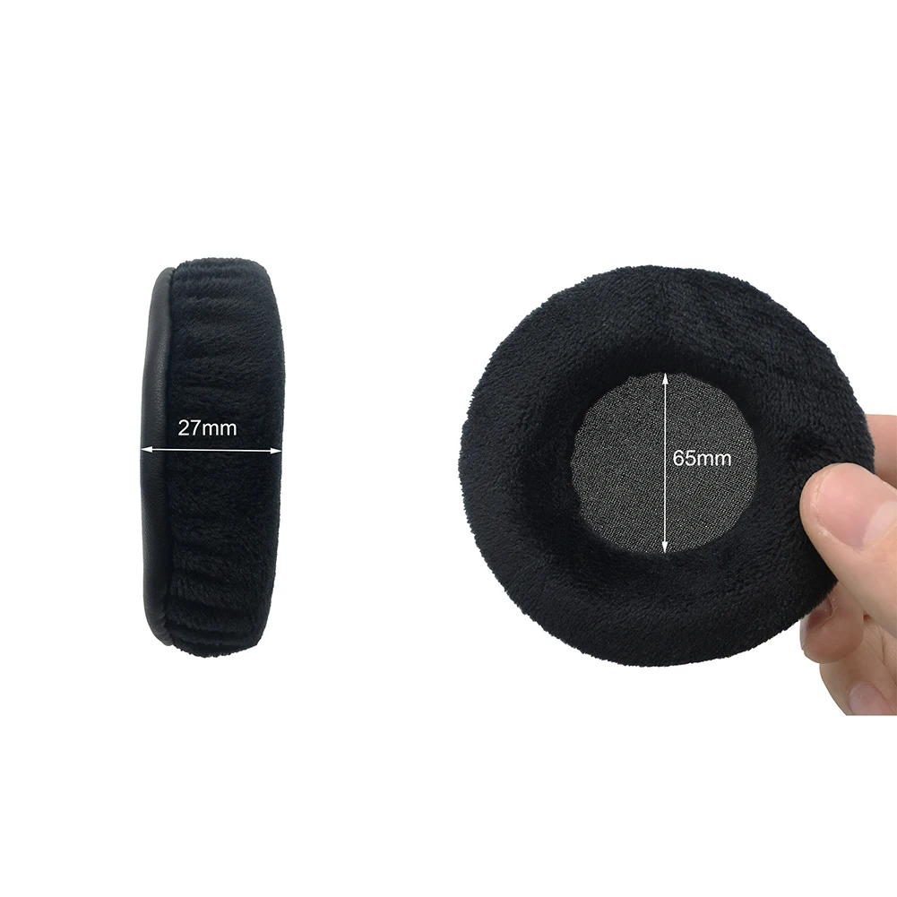 

EarTlogis Velvet Replacement Ear Pads for Samson SR850 SR-850 Headset Parts Earmuff Cover Cushion Cups pillow