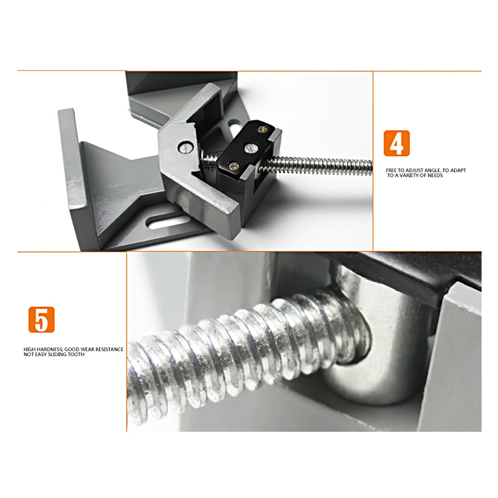 Новинка алюминиевая ручка 90 градусов прямоугольный зажим фото угловой |