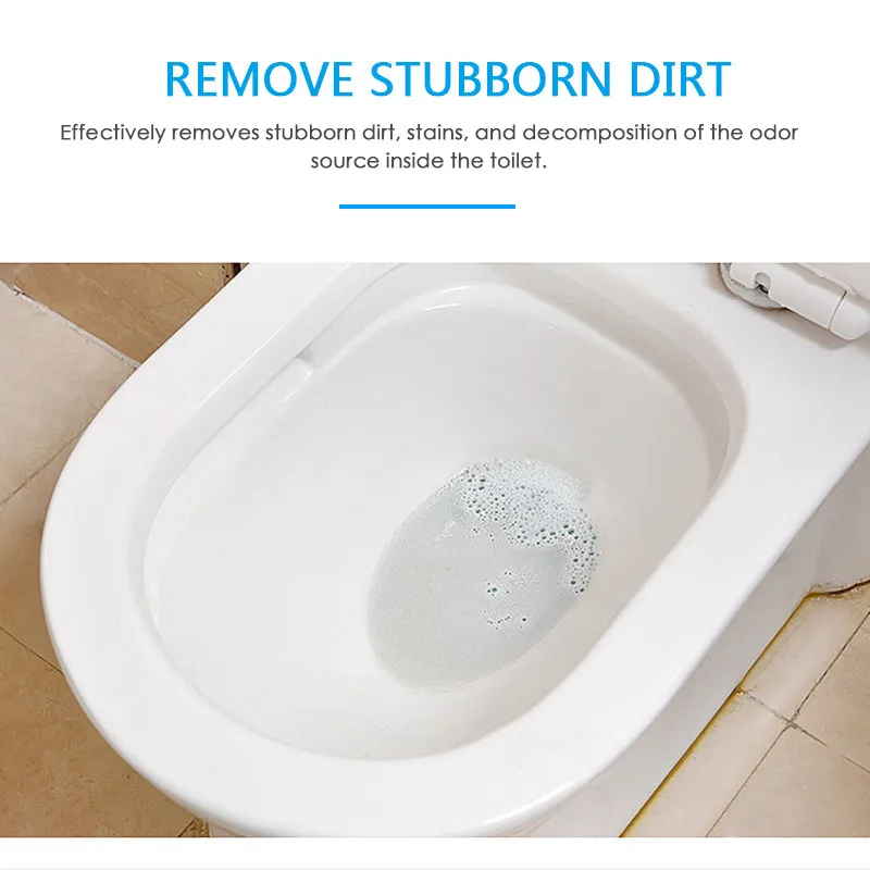 Многофункциональная концентрированная шипучая таблетка для туалета ванны