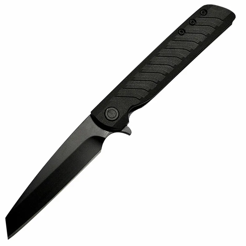 

CR3802 Folding Knives LCK Liner Knife Black GRN (3.3" Satin 8Cr13MoV blade outdoor tactical tool Camping Fishing EDC fruit knife