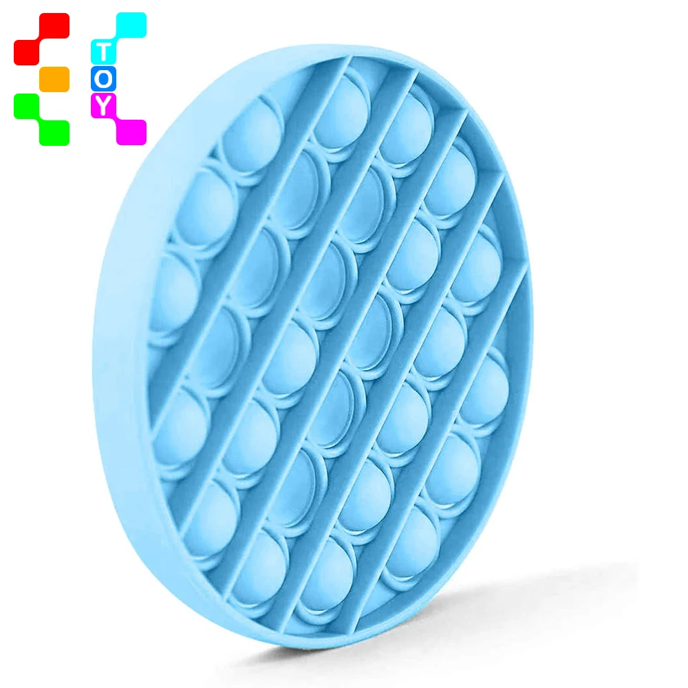 Пуш ап поп Непоседа куб игрушки Радуга животных толкать ее пузырь антистресс