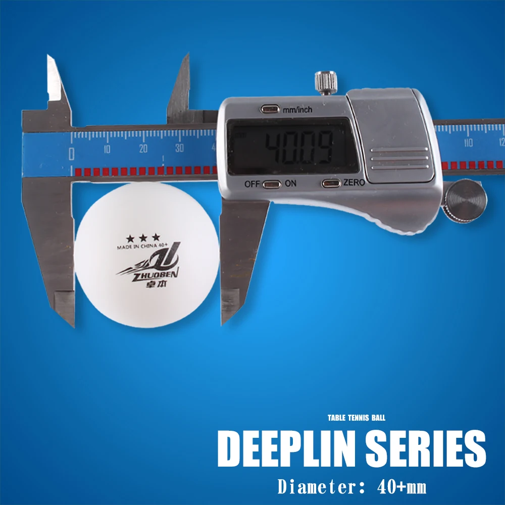 Deeplin 10 шт. мячи для настольного тенниса 3 звезды 2 8g 40 + мм Новый ABS Пластик мяч Пинг