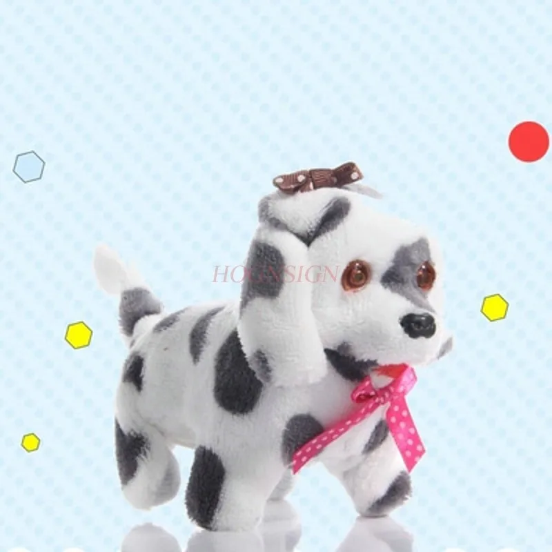 Electric Dog Eyes Shine Sing A Song To Walk Children's Toys Pet Plush Doll Soft Educational Diy Toy Movie & Tv Girls 2021