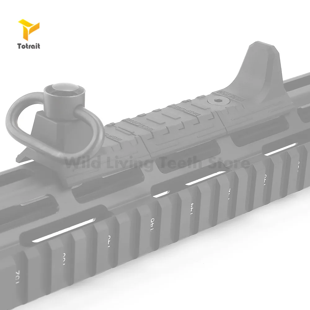 Ручной упор MLOK для системы крепления подходит M Lok Free Float Handguard eMag Pul пластиковый
