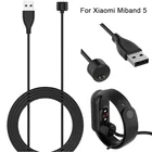 Оригинальное USB быстрое зарядное устройство для MIband 5 Магнитный зарядный кабель для передачи данных умные часы браслет аксессуары для Xiaomi Mi Band 6