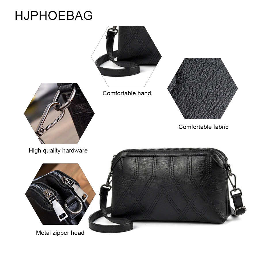 HJPHOEBAG новые женские сумки на двойной молнии дизайнерские через плечо вечерние