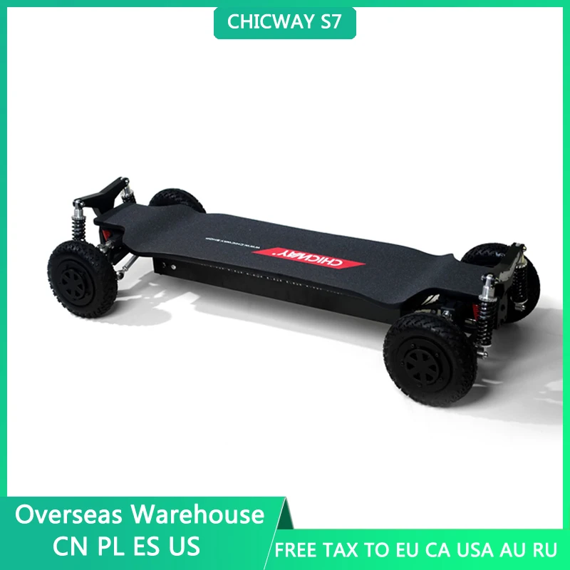 Четырехколесный Электрический скейтборд CHICWAY S7 независимая подвеска четыре