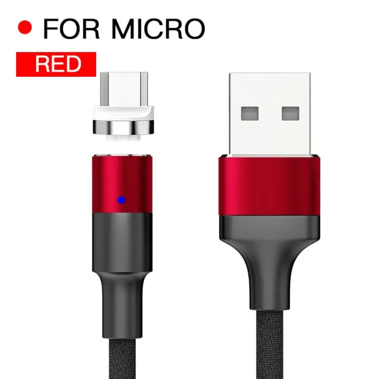 Red for Micro IHaitun роскошный Магнитный usb-кабель 3A type C для samsung QC 3,0 type C Micro Quick Charge 4,0 Fast type-C для iPhone 11 Oneplus 7 Huwei P30 Pro Samsung S10 Plus Note 10 X 8 Xiaomi 9 Redmi Note 7 - Цвет: Red for Micro