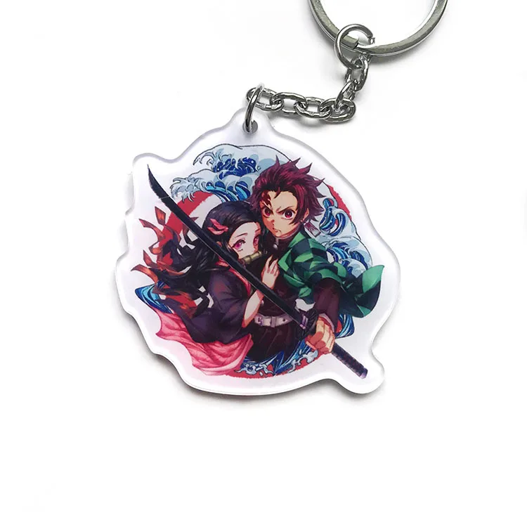 Demon Slayer: Kimetsu no Yaiba акриловый брелок для ключей аниме Kamado Tanjirou