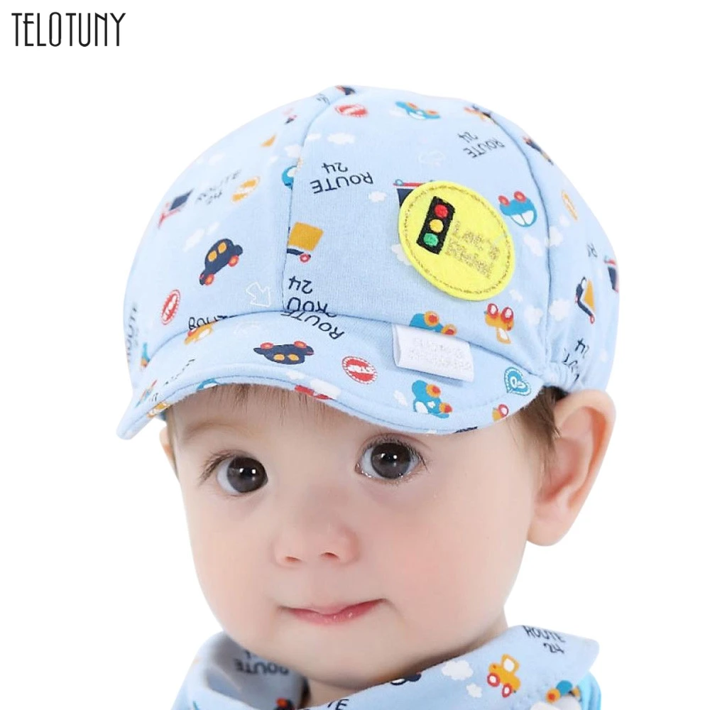 TELOTUNY Spring Summer Infant Baby Hat Cute Casual Little Car Baseball Beret Cap Soft Eaves Kid Children Caps Sun Hats L304 | Детская